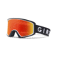Giro Blok Goggles, Black/White Core/Vivid Ember, Large, 7083116
