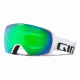 Giro Contact Goggle-White Wordmark-Loden Green/Persimmon Boost