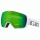 Giro Contact Goggle-White Wordmark-Loden Green/Yellow Boost