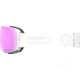 Giro Eave Goggles - Womens, Vivid Pink Lens, White Velvet, 7094507