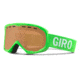 Giro Focus Goggle-Bright Green Monotone-Amber Rose