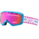 Giro Grade Goggle - Kid's-White/Aqua Beaded-Amber Pink