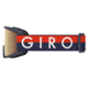Giro Semi Goggles, Amber Gold/Yellow Lens, Midnight Red Throwback, 7094441