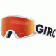 Giro Semi Goggles-White Futura-Amber Scarlet-Medium