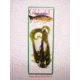 Gitzit Baby Blue Eyes Swimbaits, 1, 3in, Chartreuse/Brown, 83370