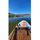 Glide Angler Inflatable Paddle Board, White/Brown/Red, 11ft X 36in X 6in, o2-ANGL