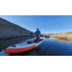 Glide Angler Inflatable Paddle Board, White/Brown/Red, 11ft X 36in X 6in, o2-ANGL