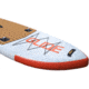 Glide Angler Inflatable Paddle Board, White/Brown/Red, 11ft X 36in X 6in, o2-ANGL