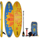 Glide Lotus Inflatable Paddle Board, Blue/Orange/Yellow, 10ft X 35in X 6in, o2-LTUS