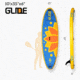 Glide Lotus Inflatable Paddle Board, Blue/Orange/Yellow, 10ft X 35in X 6in, o2-LTUS