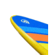 Glide Retro Inflatable Paddle Board, Blue/Yellow, 10ft 6 X 33in X 6in, o2-RET-BL