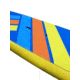 Glide Retro Inflatable Paddle Board, Blue/Yellow, 10ft 6 X 33in X 6in, o2-RET-BL