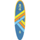 Glide Retro Inflatable Paddle Board, Blue/Yellow, 10ft 6 X 33in X 6in, o2-RET-BL