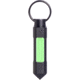 Glow Rhino Fob, Matte Black Steel with Green Tritium, FOB-001-MB-XG