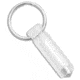 Glow Rhino Glow Rhino Ember Polycarbonate Tritium Blue Glow Fob 1.1" Clear, adult, BHQ-232224