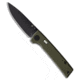 Glow Rhino Glow Rhino Fermi Liner Lock Knife OD Green G-10 + Tritium Thumb Stud 3" Black, OD Green, D2, adult, BHQ-200869