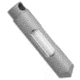 Glow Rhino Glow Rhino Knurled Titanium Nitride Blue Tritium Glow Fob 1.5" Silver, adult, BHQ-232219