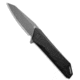 Glow Rhino Glow Rhino Meitner Liner Lock Knife Black Al + Green Tritium 3" Gray, Black, CPM MagnaCut, adult, BHQ-232225