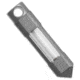 Glow Rhino Glow Rhino Titanium Nitride White Tritium Glow Fob 1.5" Silver, adult, BHQ-232218
