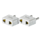 Go Travel Europe Twin Non-Grounded Adapter, White, DES-03712