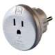 Go Travel USA-EU Adapter, White, DES-05563