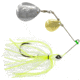 Googan Squad Bumper Spinnerbait, 1/2 oz, Chartreuse White, 10-15-GGS-10001H