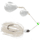 Googan Squad Bumper Spinnerbait, 3/8 oz, White, 10-15-GGS-10001E