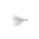 Googan Squad Fuzzy Wuzzy Skirted Jig, 1/8 oz, White, GBFW-18-WHT