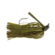 Googan Squad Gridiron Skirtied Jig, 1/2 oz, 5/0 Hook, Green Pumpkin, 10-20-GGS-10003G