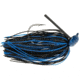 Googan Squad Gridiron Skirtied Jig, 9/16 oz, 5/0 Hook, Black &amp; Blue, 10-20-GGS-10003R
