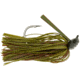 Googan Squad Gridiron Skirtied Jig, 9/16 oz, 5/0 Hook, Green Pumpkin, 10-20-GGS-10003Q