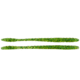 Googan Squad Slim Shake Worm, 6.5in, Chartreuse Pepper Green Fleck, GSS-CPG