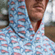 Googan Squad Water Color Banger Mesh Hooded Long-Sleeve Shirt - Mens, Small, GS233-S