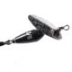 Googan Squad Whirly Bird Spinnerbait, 1/16 oz Feathered Trebles, Black, GBWB-116-BLK