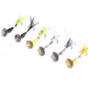 Googan Squad Whirly Bird Spinnerbait, 1/16 oz Feathered Trebles, Chartreuse, GBWB-116-CHT