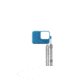 GoPro Silicone Sleeve with Adjustable Lanyard, Blue ACSST-003