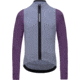 Gorewear GOREWEAR SPINSHIFT Thermo Long Sleeve Cycling Jersey Mens in Amethyst Grey/Purple Indigo XL Form fit, 101086-DFDE-XL