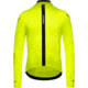 Gorewear GOREWEAR SPINSHIFT Thermo Long Sleeve Cycling Jersey Mens in Neon Yellow XS Form fit, 101086-0800-XS