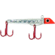 GOT-CHA Mylar Minnow, Series Plug, 3in Size 2 &amp; 4 Hook, 1oz, Red Silver Prism/Red Hook, G151RH-SS
