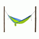 Grand Trunk Double Parachute Nylon Hammock-Blue/Lime