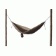 Double Parachute Nylon Hammock-Brown/Khaki