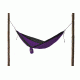 Grand Trunk Double Parachute Nylon Hammock-Dark Purple/Black