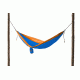 Double Parachute Nylon Hammock-Orange/Blue