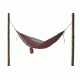 Grand Trunk Single Parachute Nylon Hammock-Crimson/Charcoal