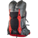 Granite Gear Virga3 55L Eco Backpack, Regular Torso, Flint / Bright Red, 55L, 52035-0002-PC