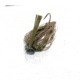 Greenfish Tackle Crawball Football Jig Living Rubber Green Pumpkin 3/4 oz., CBFJLRGP34