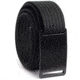 Grip6 Narrow Black Buckle Belt w/Black Strap, 36, NB-NINJA-LS-BLK-1.1-36