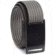 Grip6 Narrow Black Buckle Belt w/Grey Strap, 34, NB-NINJA-LS-GRY-1.1-34
