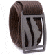 Grip6 Standard Wasatch Grey Buckle w/Brown Strap, 38, SB-WASATCH-GML-MS-CUB-1.5-38