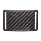 Grip6 Standard Woven Carbon Fiber Buckle w/Black Strap, Black/Black, 38, SB-DARKMATTER-ES-RVN-1.5-38